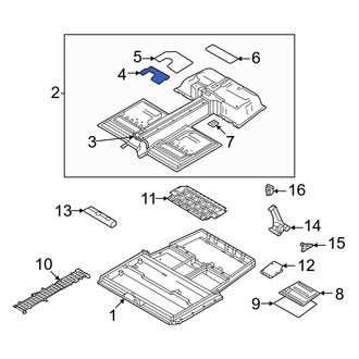 Volvo OE - Right Drive Motor Battery Pack Cover Insulator