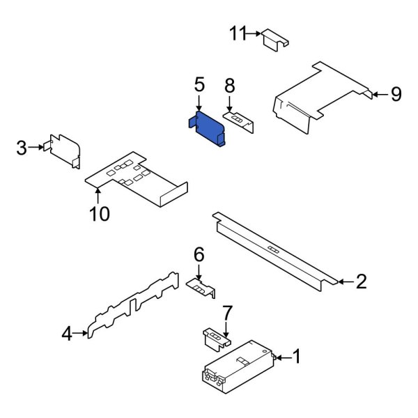 Drive Motor Battery Pack Cover