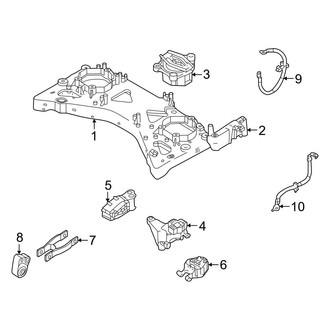 Volvo OE - Electrical Components (Drive Motor, Front Drive Motor Mounting)