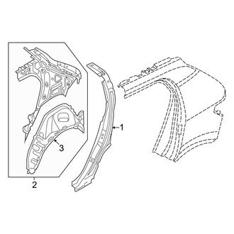 Volvo OE - Quarter Panel - Inner Structure (Core / Plus / Ultra)