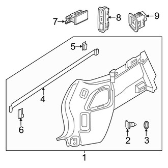 Volvo OE - Quarter Panel - Interior Trim (Side Trim)