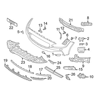 Volvo OE - Front Bumper & Grille - Bumper & Components (Trim & Brackets)