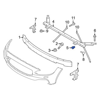 Volvo OE - Frame Side Member Crossmember Nut