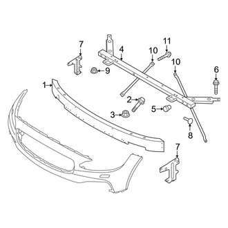 Volvo OE - Front Bumper & Grille - Bumper & Components (Impact Bar), (T6 Inscription / T6 Momentum / T8 Inscription)