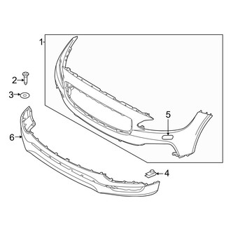 Volvo OE - Front Bumper & Grille - Bumper & Components (Bumper Cover), (B6 Inscription / B6 Momentum / T8 Recharge Inscription)