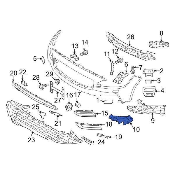 Bumper Cover Bracket