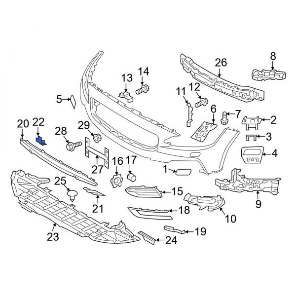 Parking Aid Sensor Housing