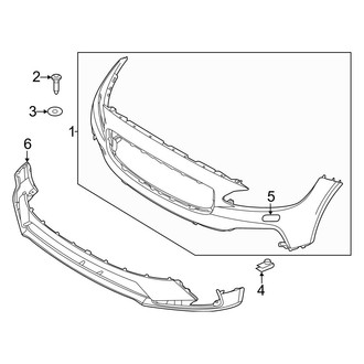 Volvo OE - Front Bumper & Grille - Bumper & Components (Bumper Cover), (B6 R-Design / T8 Recharge R-Design)