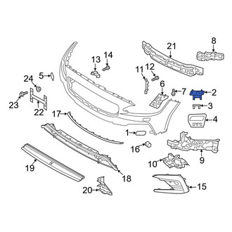 Volvo OE - Left Headlight Washer Cover Bracket