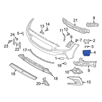 Volvo OE - Left Headlight Washer Cover Bracket