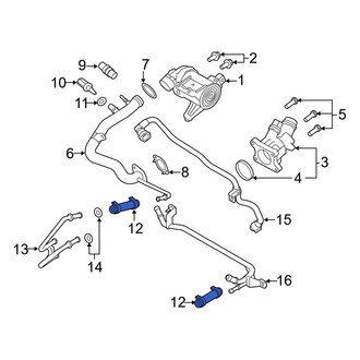 Volvo OE - Engine Coolant Pipe Adapter
