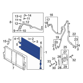 Volvo OE - A/C Condenser