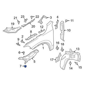 Volvo OE - Left Fender Spacer