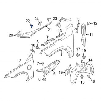 Volvo XC40 Grille Brackets & Hardware — CARiD.com