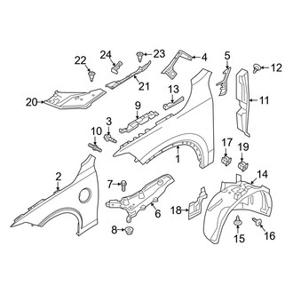 Volvo OE - Fender & Components (Fender), (T8 Inscription / T8 Momentum)