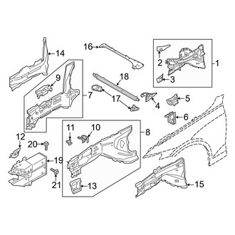 Volvo OE - Fender - Structural Components & Rails