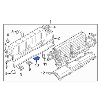 Volvo OE - Rear Drive Motor Battery Pack Cover Bracket
