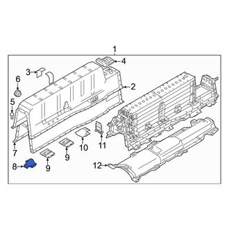 Volvo OE - Front Drive Motor Battery Pack Cover Bracket