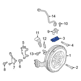 Volvo OE - Upper Hybrid Starter Generator Motor Bracket