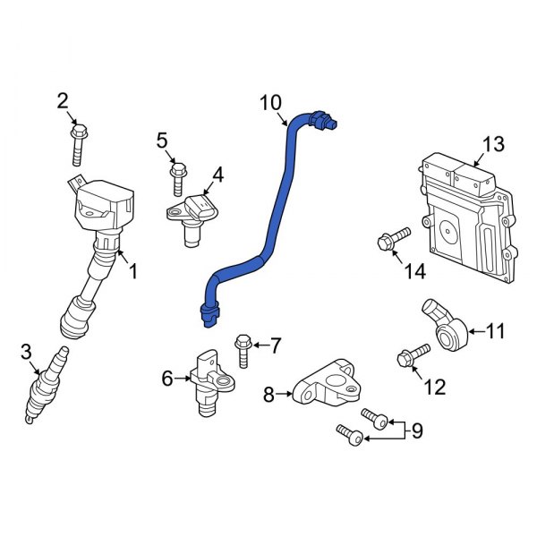 Engine Crankshaft Position Sensor Connector