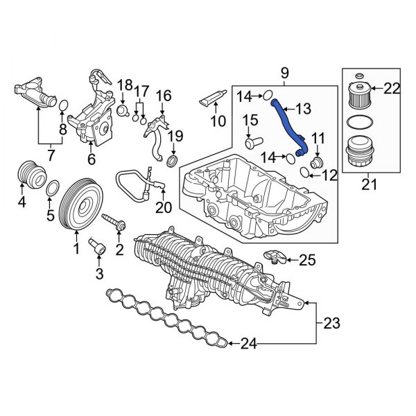 Engine Oil Pump Pickup Tube