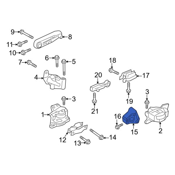 Engine Torque Strut Mount