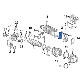 Volvo OE - Supercharger Gasket