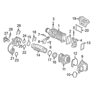 Volvo OE - Engine / Transaxle - Supercharger & Components (T6 Inscription / T6 Momentum)