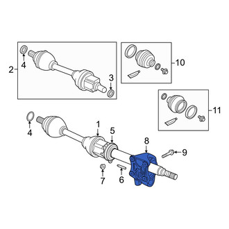 Volvo OE - CV Axle Shaft Carrier Bearing Bracket