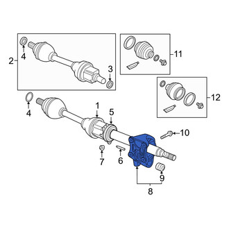 Volvo OE - CV Axle Shaft Carrier Bearing Bracket