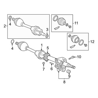 Volvo OE - Front Suspension - Drive Axles (B6 Plus / B6 Ultimate)
