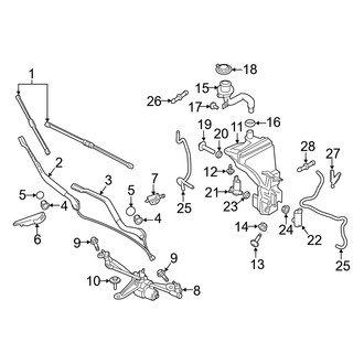 Volvo OE - Windshield - Wiper & Washer Components