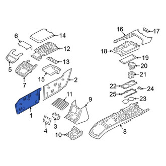 Volvo OE - Front Left Console Panel