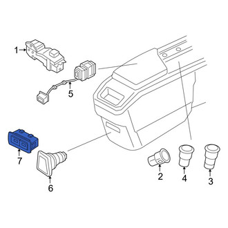 Volvo OE - Trunk Lid Release Switch