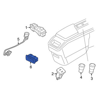 Volvo OE - Trunk Lid Release Switch
