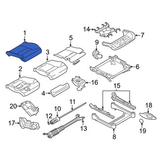 Volvo OE - Front Left Seat Cover