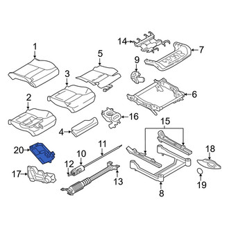 Volvo OE - Front Left Power Seat Control Module