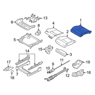 Volvo OE - Front Left Seat Cover