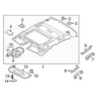 Volvo OE - Sun Visor Bolt