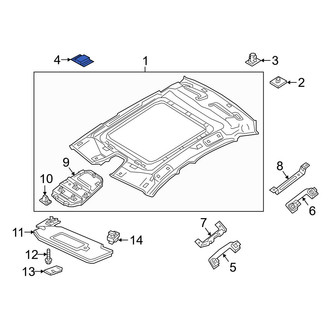 Volvo OE - Headliner Clip