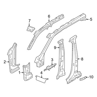 Volvo OE - Pillars, Rocker & Floor - Hinge Pillar