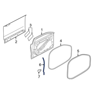 Volvo OE - Front Left Door Shell Seal