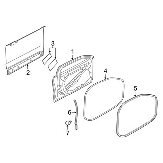 Volvo OE - Front Door - Door & Components