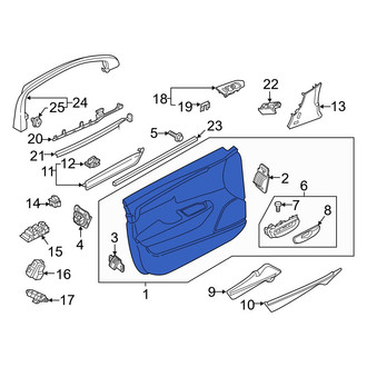 Volvo OE - Front Left Inner Door Interior Trim Panel