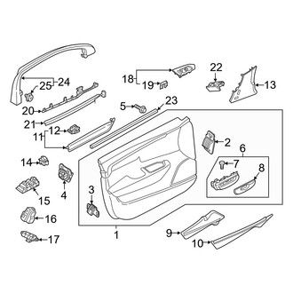 Volvo OE - Front Door - Interior Trim
