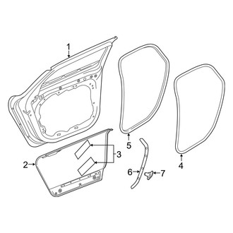 Volvo OE - Rear Door - Door & Components