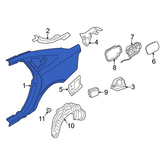 Volvo OE - Rear Left Quarter Panel