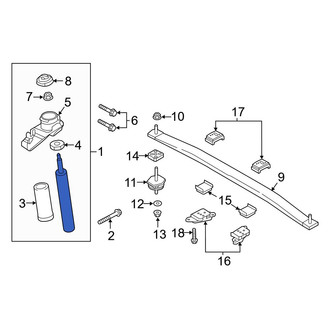 Volvo OE - Rear Suspension Shock Absorber