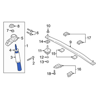 Volvo OE - Rear Suspension Shock Absorber