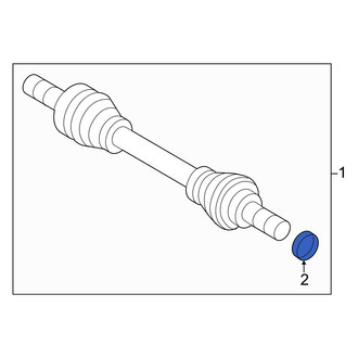 Volvo OE - Left CV Axle Shaft Retaining Ring